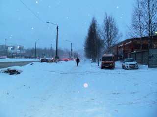 Февральское утро, метель (Дмитрий Зонов)