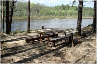 р. Большая Кокшага. (До автомобильного моста на трассе Р-176 «Вятка» примерно 25 км). Марий Эл. Россия. Май 2013 г.  (Alex Van Shumm)