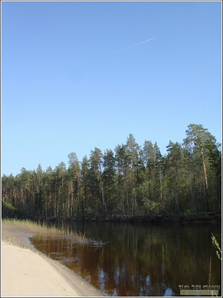 р. Большая Кокшага. (До автомобильного моста на трассе Р-176 «Вятка» примерно 25 км). Марий Эл. Россия. Май 2013 г.  (Alex Van Shumm)