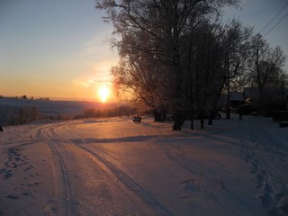 Зимний закат (Evgeniy Khlebnikov)
