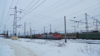 Электровоз постоянного тока ВЛ11М-183 на станции Балезино (Andrey Ivashchenko)
