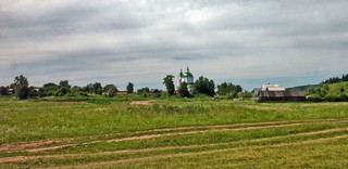 Вид с Камы на село Нечкино (Борис Бусоргин)