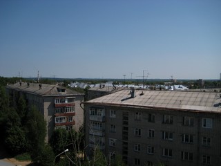 Вид с крыши Ул. Опарина д 12 (vvgNovanet)