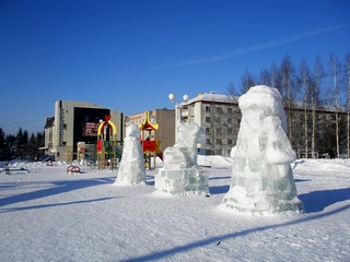 Ледяные скульптуры (Пеккалайнен)