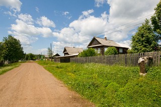 село Факел, ул. Советская; Fakel, Sovetskaya str. (Igor V. Dudyrev)