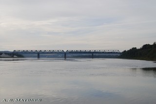 Железнодорожный мост через Вятку, 25.08.2010 г. (mav1818)