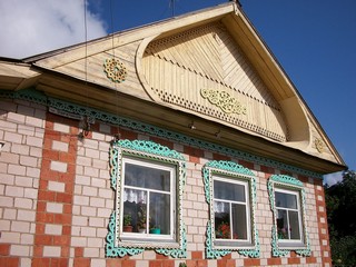 the house on Zarechnaya street in the country Kuzebaj / Дом на Заречной улице в Кузебаево (Kajsy)