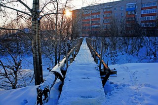 пешеходный мост через Сарапулку (ua4wax)