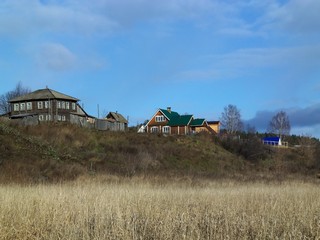 Село Успенское, вид с пойменных лугов (Дмитрий Зонов)