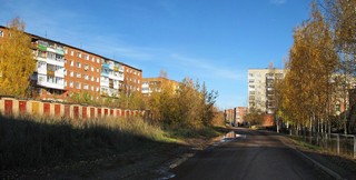 Дома по улице Королёва и Школьная. Рядом с детским садом №20. (Eugene Sky)