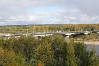 Bridge over Vyatka river. Kirov. Russia. Мост через Вятку. Киров. Россия (kikiwis)