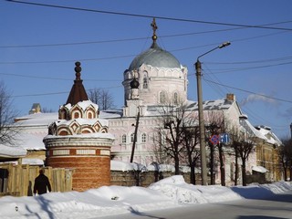 Христорождественский монастырь от угла Христорождественской-Никольской (Дмитрий Зонов)