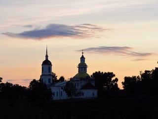 Село Юрьево на закате (Дмитрий Зонов)