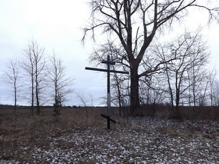 Памятный крест на месте Б.Зоновых (Дмитрий Зонов)