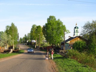 Въезд в с.Волково от Осинцев (Дмитрий Зонов)