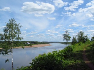Вятка выше старого моста (Дмитрий Зонов)