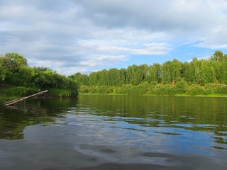 Плёс в нижнем течении Пижмы (Дмитрий Зонов)