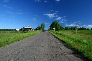 Дорога в с. Лекма, деревня Заселье (Юрий Зыкин)