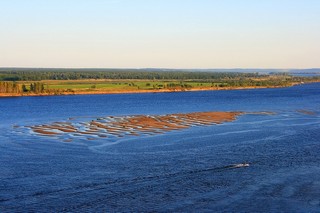 Low Water on Kama River. Season Islands. (abek)