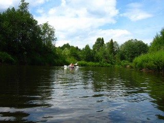Туристы-байдарочники на Великой (Дмитрий Зонов)