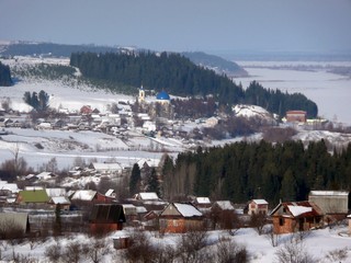 Храм Успения Пресвятой Богородицы в деревня Яромаска, 1834 год (Борис Бусоргин)