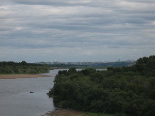 Вятка и Киров с Загарского моста. (Дмитрий Зонов)