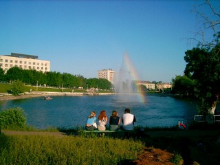 радуга на пруду (Юрий Ш)