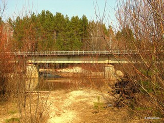 Кундыш 2009. Пролет ж.д. моста. (V.Yarochenko)