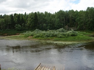 перекат, р.Пижма, п.Набережный, Арбажский район (Денис Кошурников)