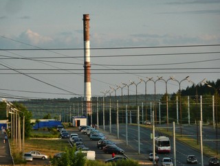 Вид на трубу 