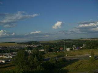 Вид на восток с улицы Союзной - окраины Ижевска (Сергей Безымянов)