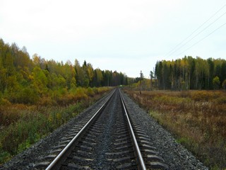 Ж/д в сторону Кирова, сентябрь (Дмитрий Зонов)