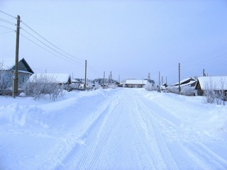 Зима на ул. Солнечной в Кормино (Евгений V)