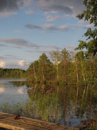 Вечер.Оз.Серебряное\\\\\\Evening in lake (WERMUT)