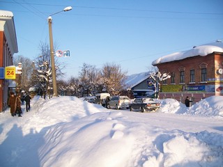 После снегопада. Ул.Ленина. (Дмитрий Зонов)