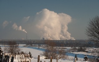 Вид на Чепецкий ХК от д.Сунцовы (Юрий Зыкин)