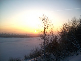 Зимний рассвет над Дымково (Дмитрий Зонов)
