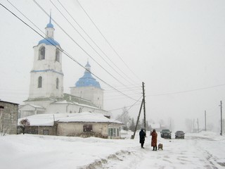 У Троицкой церкви. Март. (Дмитрий Зонов)