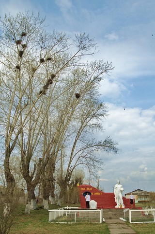 памятник погибшим в войне 1941-1945 в с.Светлое/вид на запад (Mikhail Buldakov)