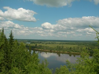 Вид с крутого яра на старицу (Dolgopolov Oleg)