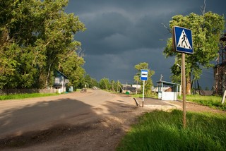 Вид в сторону Кирова от Троицкой церкви с. Бахта (Юрий Зыкин)