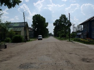 Перекресток ул. Первомайская и Октябрьская. Вид в сторону вокзала.  (Pavel Ermolaev)