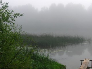 Лодочный причал, р. Молома / Boat Dock, Moloma river (ykasczc)