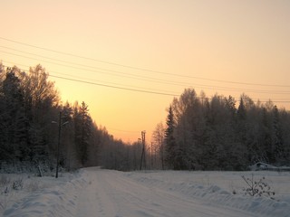 Декабрьское утро у Цепелей (Дмитрий Зонов)