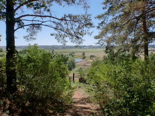 Вид с кладбища на Малмыж - View from the cemetery towards Malmizh - July 2010 (Peter Yankov)