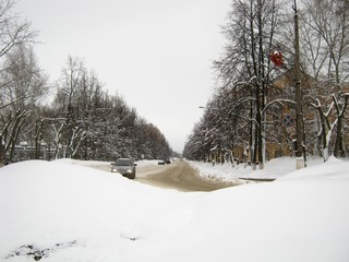 Просп.Кирова, февраль (Дмитрий Зонов)