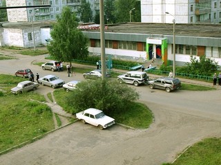 Чья-то свадьба в клубе 