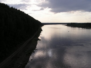 Vyatka form the bridge on the road from Urzhum to Nolinsk (Dmitriy Tkachenko)