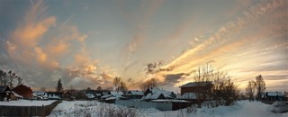 Закат в западном поселке (f054b)