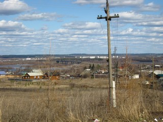 Филейский мост, начало половодья (Дмитрий Зонов)
